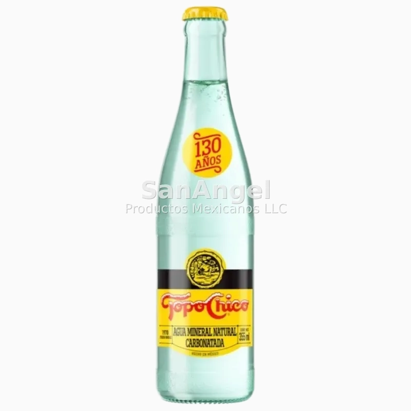 Agua Mineral Topochico 12oz VIDRIO - Caja 24pz