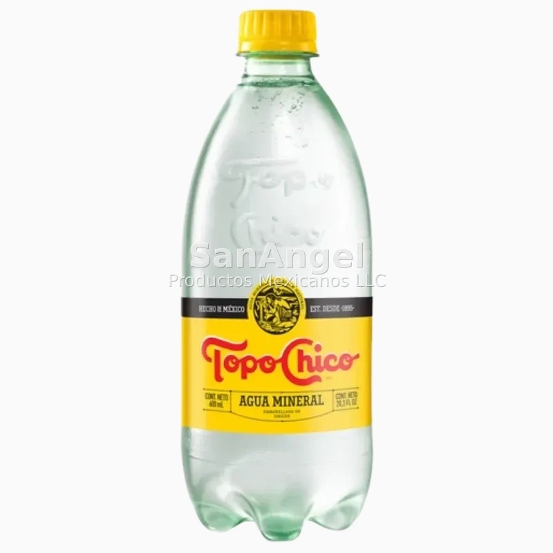 Agua Mineral Topochico 600ml (PLASTICO) - Caja 12 Pz
