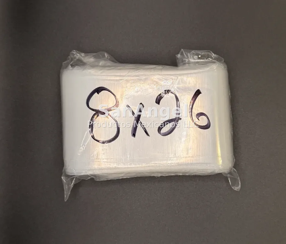 Clear Plastic Bag 8x26 cm - (1 Pound)