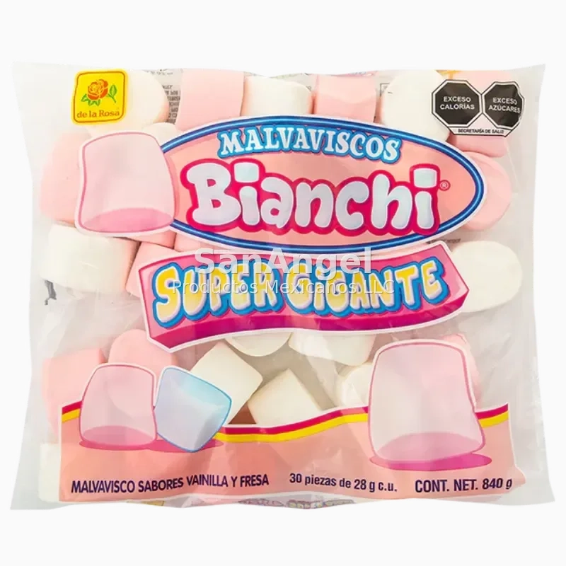 Bombon Super Gigante Bianchi - Caja 5 pack/ 840g
