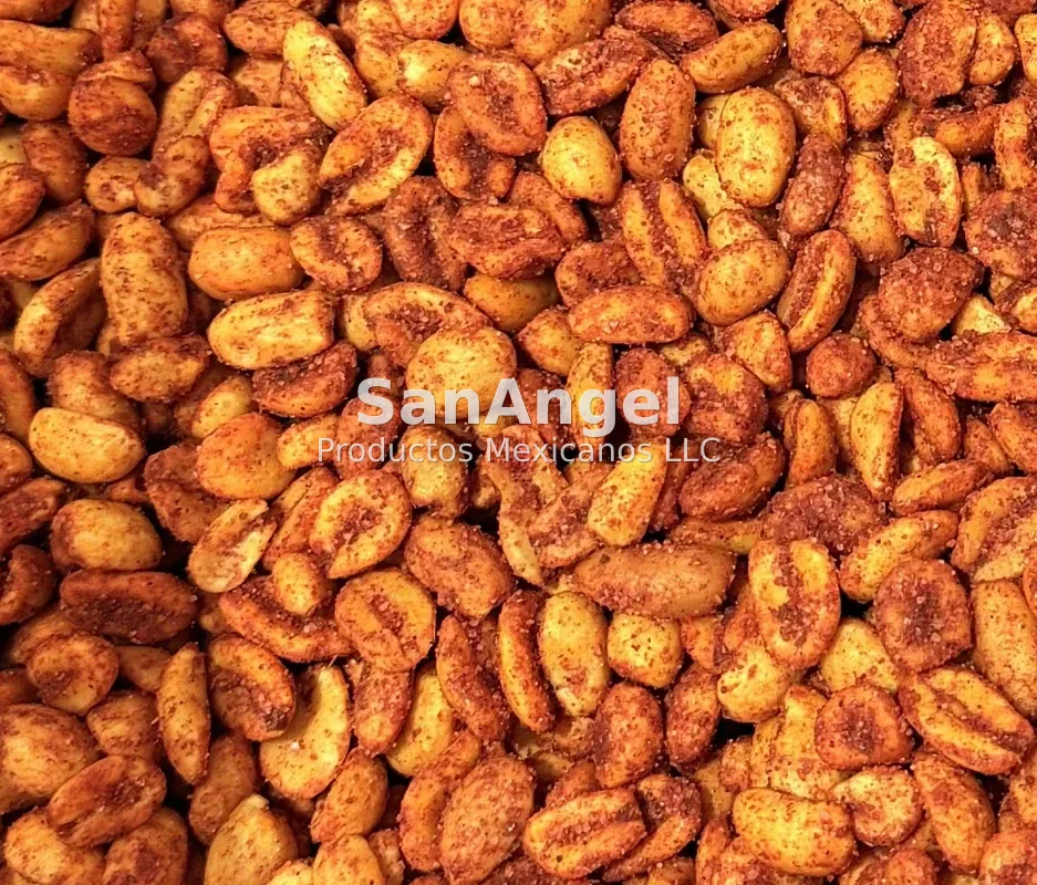 Cacahuate Enchilado Mitades - Caja 22 lbs