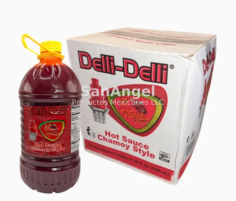 Chamoy Deli Deli Galon / Caja 4 pz