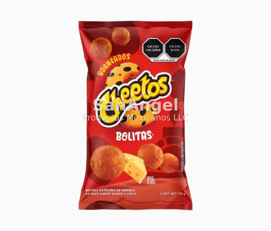 Cheetos Bolitas 110g GDE - Caja 23pzs (56 Cajas por pallet)