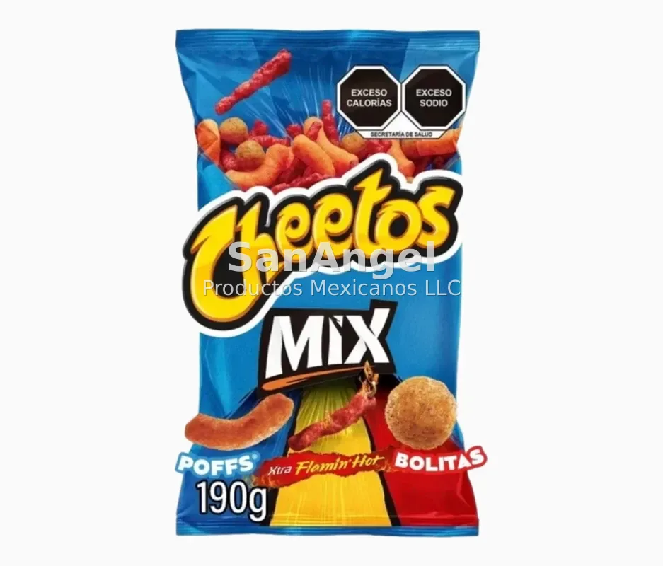 Cheetos Mix 190g GDE - Caja 20 pz (49 Cajas por pallet)