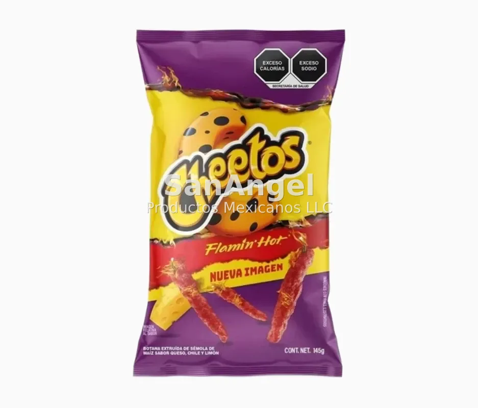 Cheetos XTRA Flaming Hot 145g GDE - Caja 20 pzs (98 cajas por pallet)