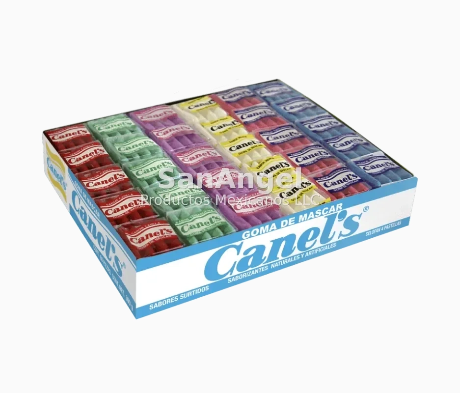 Chicles Canels 4 pastillas 60 pz Pieza