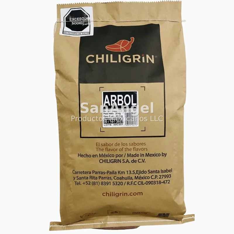 Chiligrin Árbol - Bulto 55 lbs