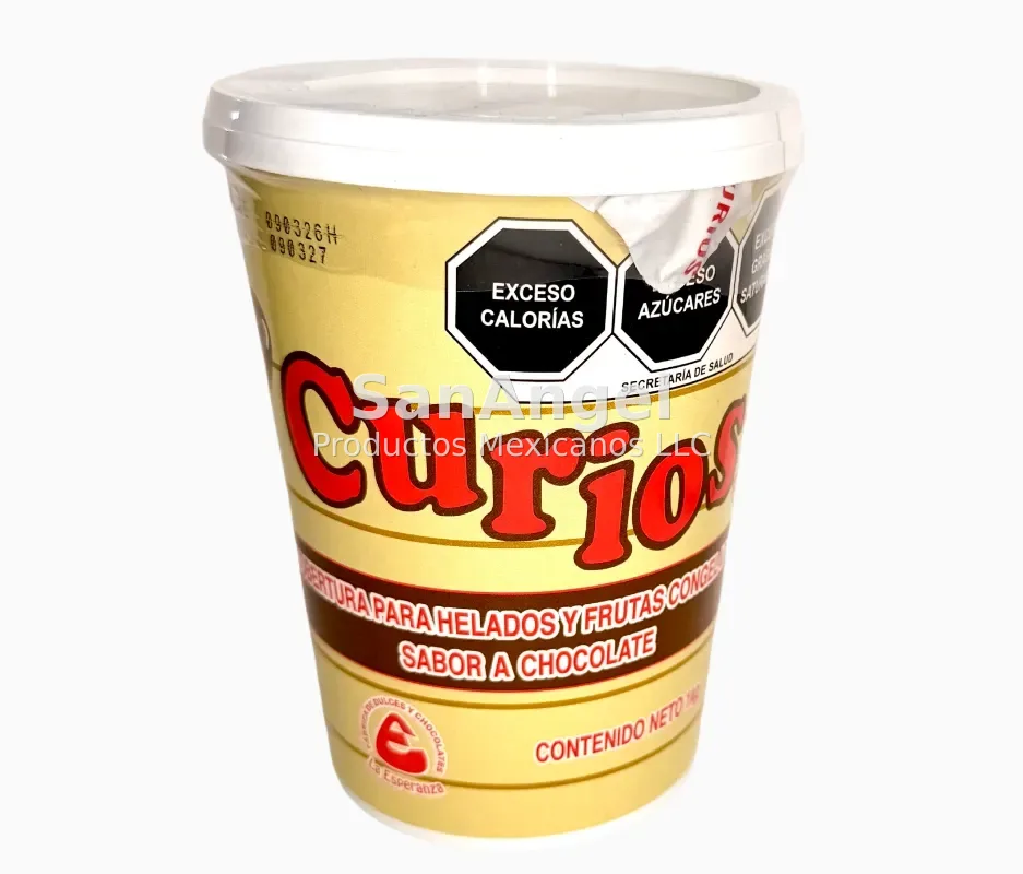 Cobertura De Chocolate CURIOS - Caja 12 Pz