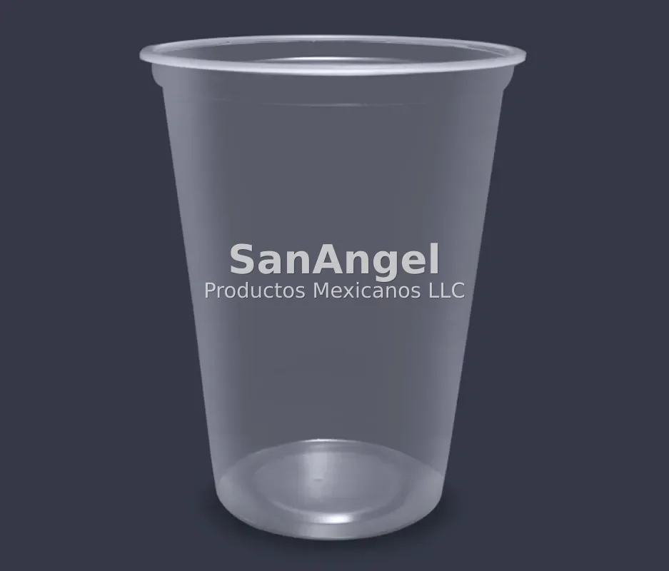 Contenedor 32oz Liso (32PP) Transparente - Caja 500 Pz (20/25pz)