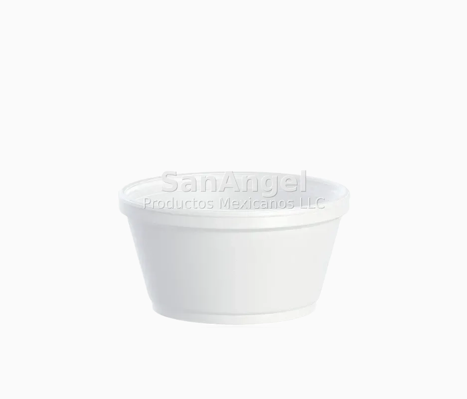 Contenedor unicel 8 oz (extra bajo 8SJ20) - Caja 1,000 pz (40/25pz)