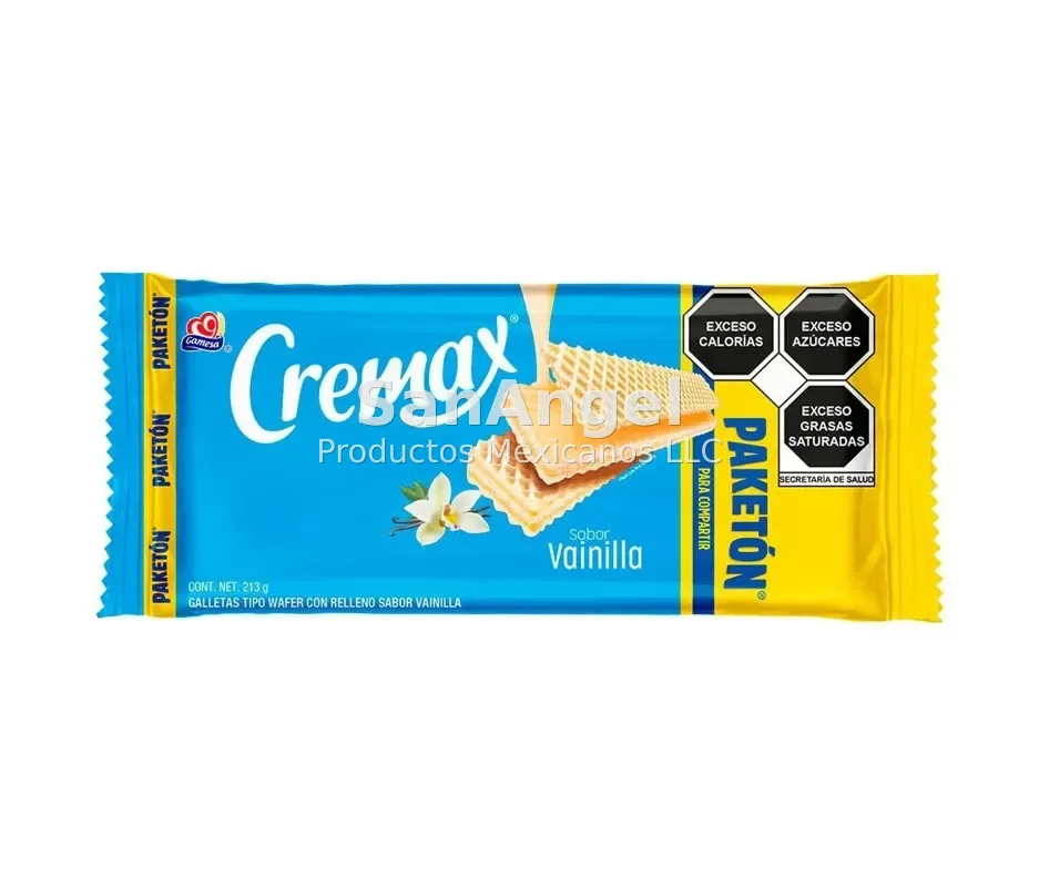 Cremax de Nieve Paketon 213g - Caja 8 Pz