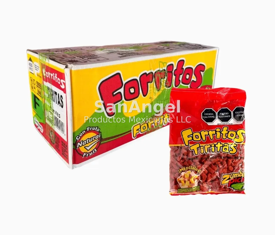 Forritos Tiritas 350g - Caja 24 pz