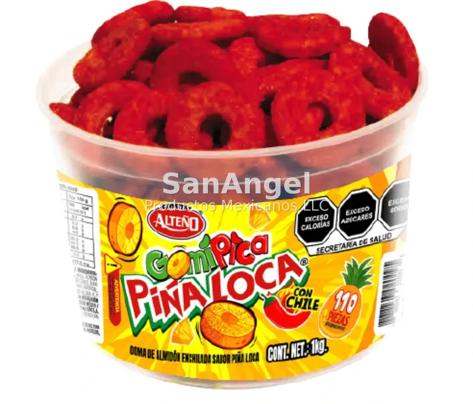 Gomi Piña Enchilada - Caja 6 pz/ 1.1kg