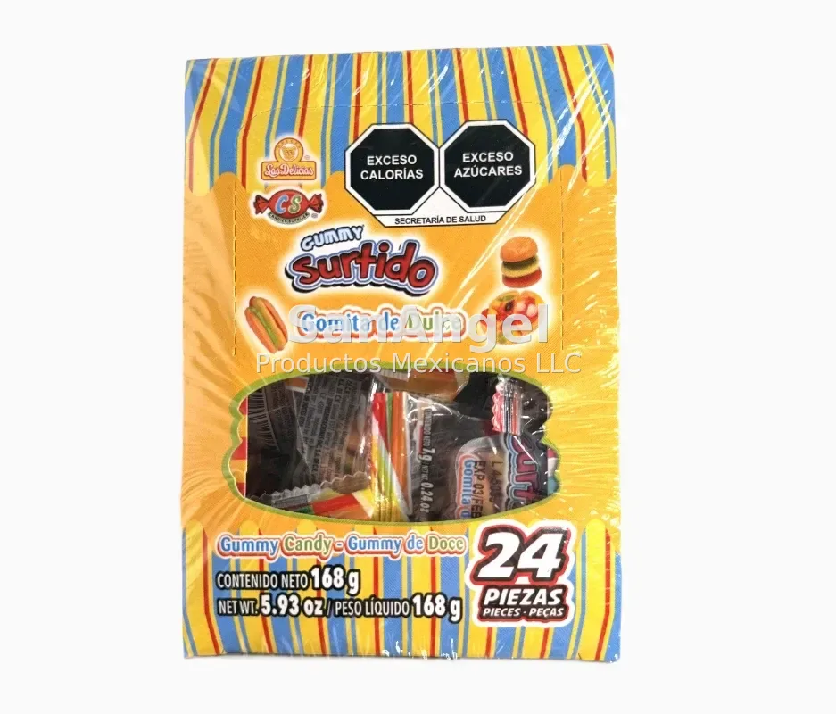 Gummy Surtido 24pz - Caja 12 Pack
