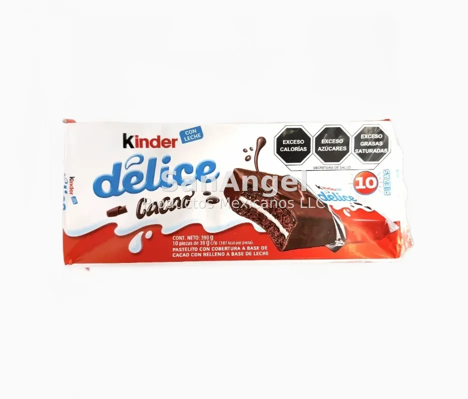 Kinder Delice CHOCOLATE - Caja 14pack/ 10 pz
