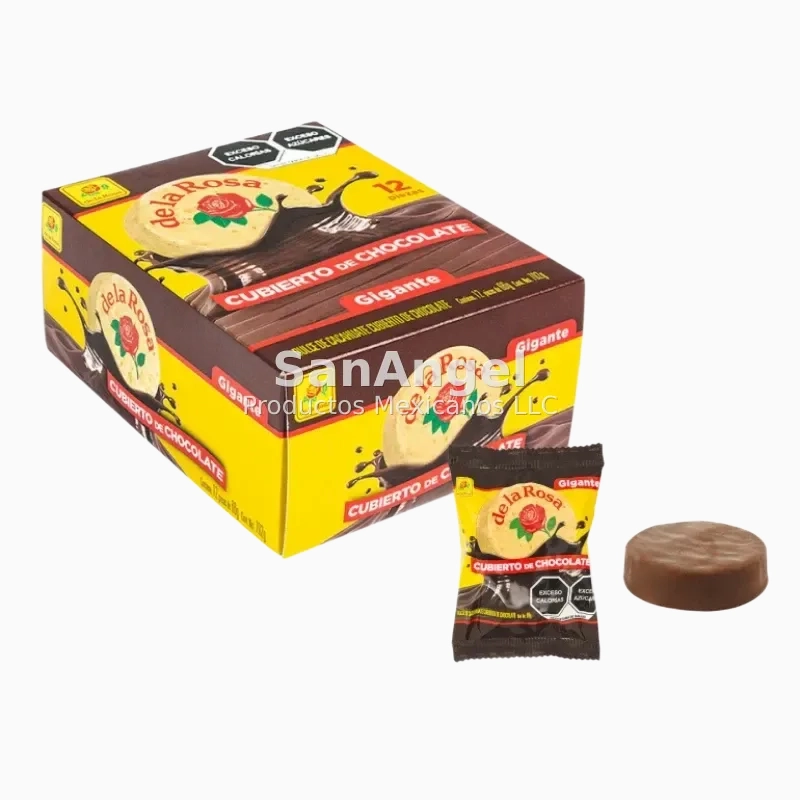 Mazapan Gigante Con Chocolate 12pz/60g