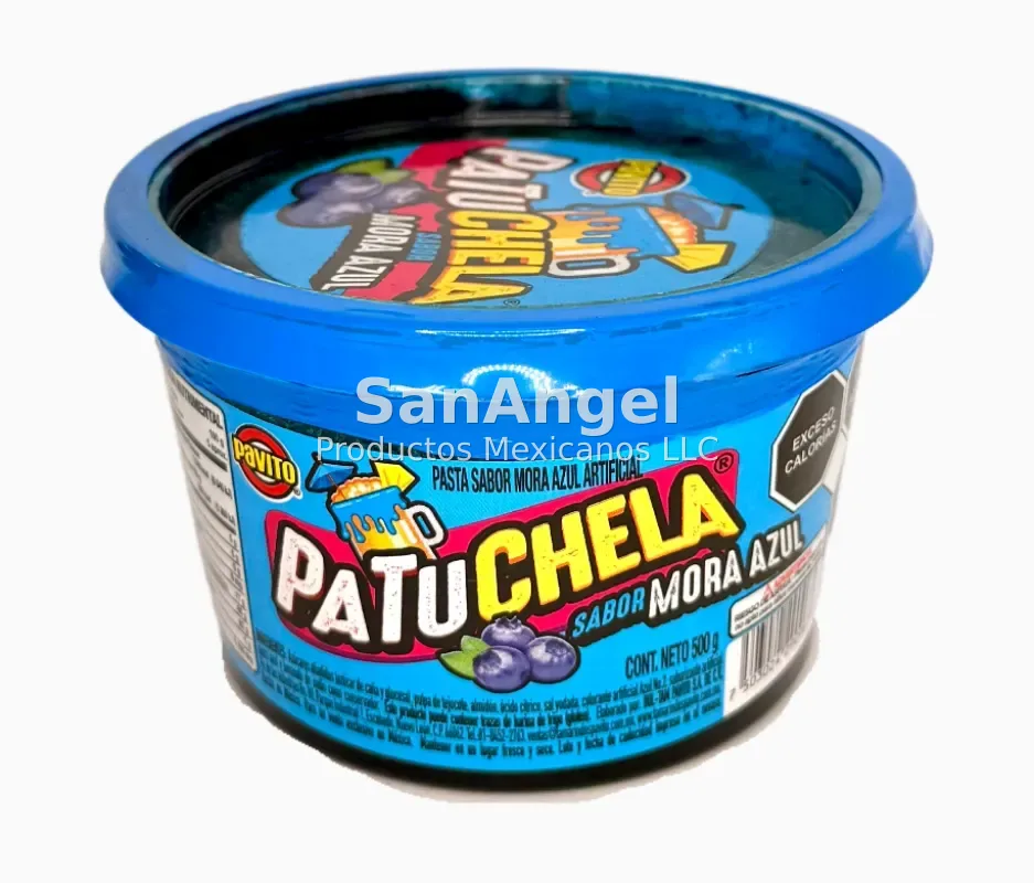 Patuchela Mora Azul Pavito - Caja 24pz / 500g