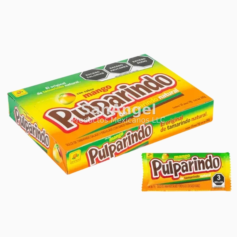 Pulparindo Mango 20pz - Pieza