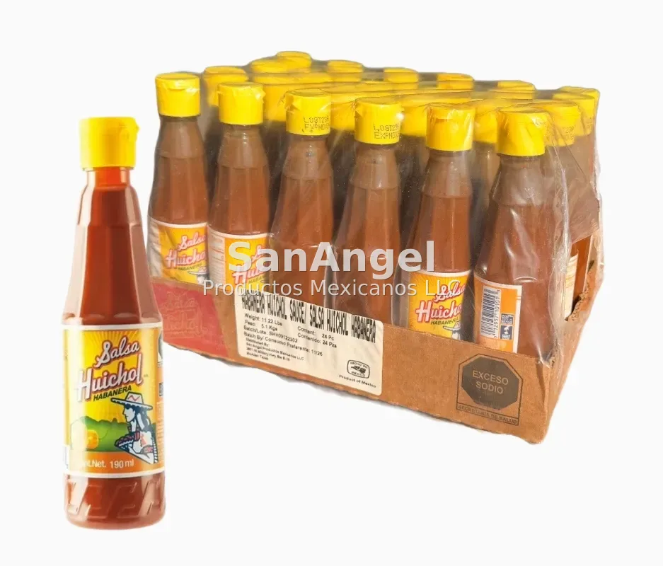 Huichol Habanero Sauce 190ml - Box of 24 pieces