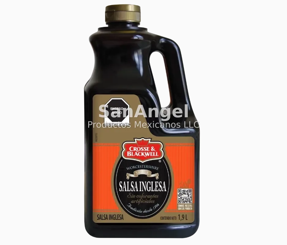 Salsa Inglesa CROSSE & BLACKWELL 1,9 Lt - Caja 4 Pz