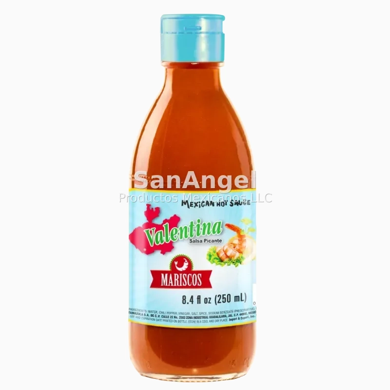Salsa Valentina Mariscos Vidrio 250 ml - Caja 24pz