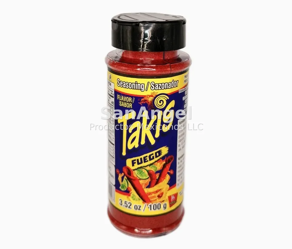 Sazonador Takis Fuego 120g - Caja 24 Pz
