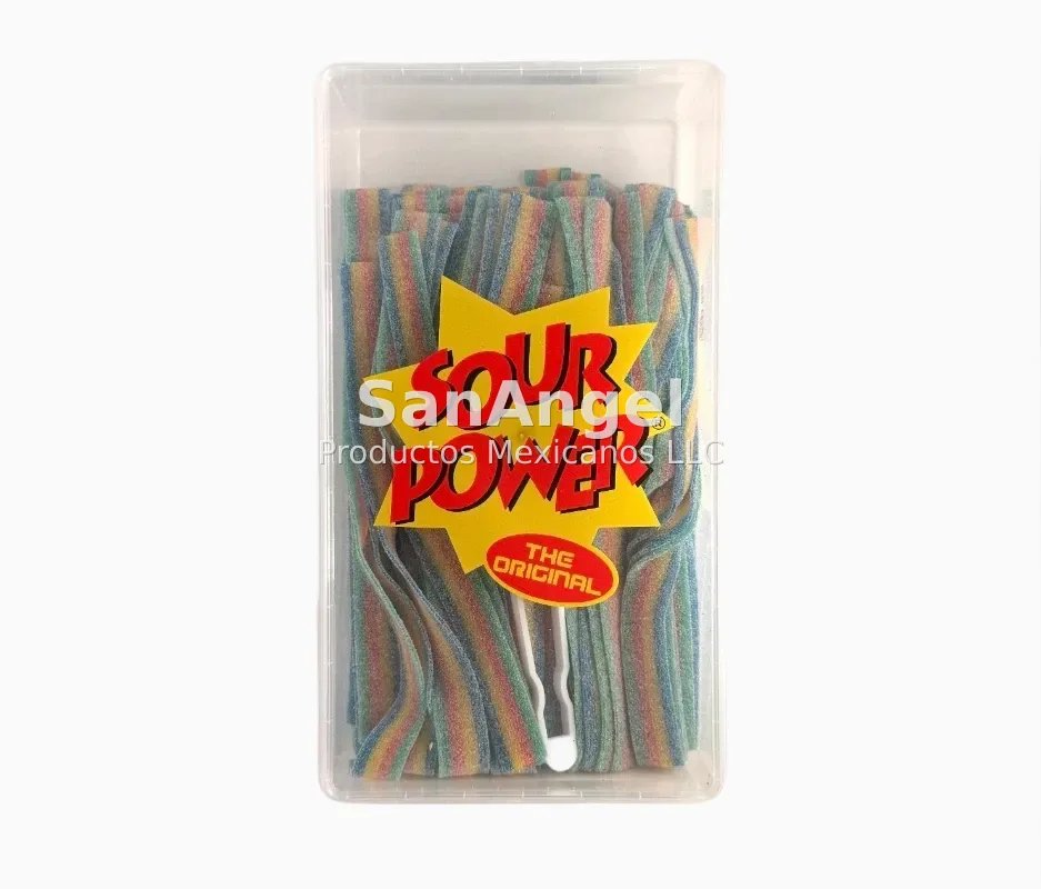 Sour Power Multicolor BELTS 150 pcs - Box 12 packs/2.5 lbs