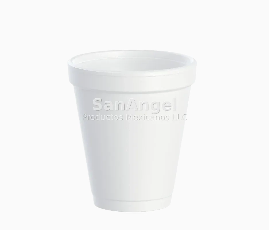 Vaso Unicel 6 oz (6J6) - Caja 1,000 pz (40/25pz)